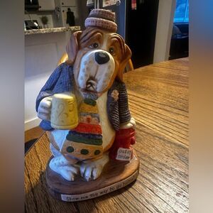 1973 Dirty Dog Figurine stamped Japan w original stickers